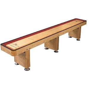   Playcraft Woodbridge Oak 16 Foot Shuffleboard Table