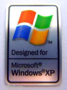 Designed for Microsoft Windows XP Sticker 17 x 26mm [2]  
