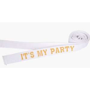    Its My Party Martial Arts Rank Belt