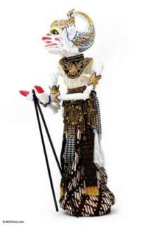 HANOMAN Bali Art Wood Rod Puppet by Novica Toys WorldofGood by 
