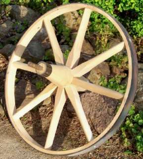 Wheelbarrow Wheel old fashioned wooden spoked  