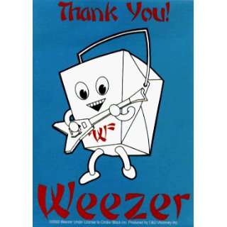  Weezer   Thank You! (Dancing Takeout Food Box)   Sticker 
