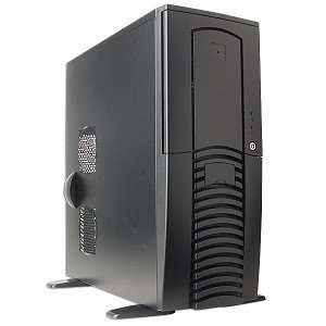   Bay Steel ATX Midi Tower Case   No Power Supply (Black) Electronics