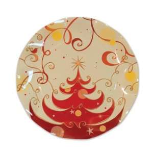  Italian Tableware   Christmas Tree Small Plates Case Pack 