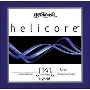  Helicore Hybrid 3/4 Upright Double Bass E String   Medium 